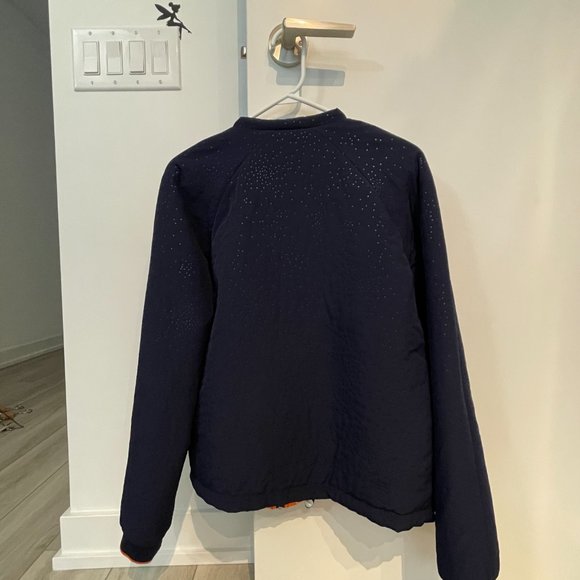 Reversible indigo/orange zipped sweater jacket (Bench, size small) - Picture 2 of 5